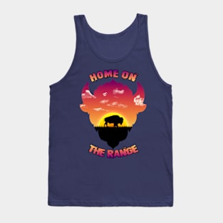 Home On The Range Buffalo Silhouette Tank Top